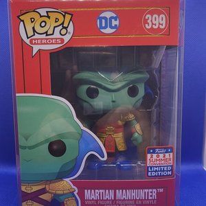 DC Martian Manhunter 2021 Summer Convention Exclusive Funko Pop